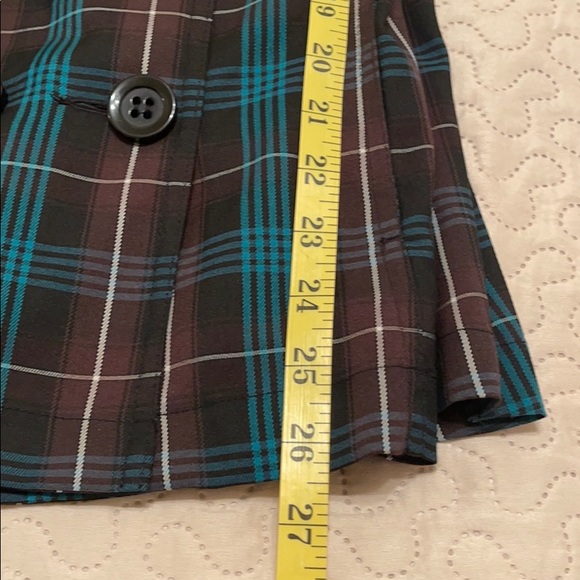 Speak To Me Plaid Lightweight Jacket Size Small - Picture 6 of 12